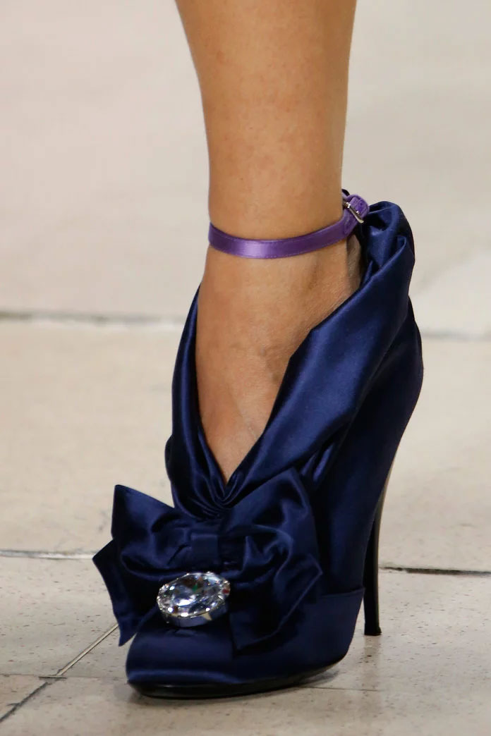 Ankle strap pump at Miu Miu