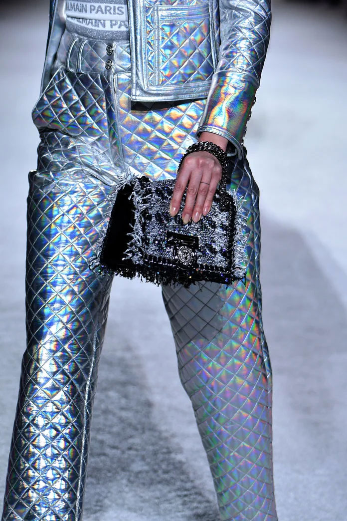 Holographic Bag at Balmain