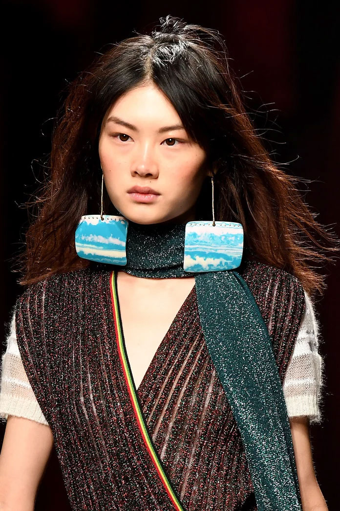 Ocean Earrings at Missoni