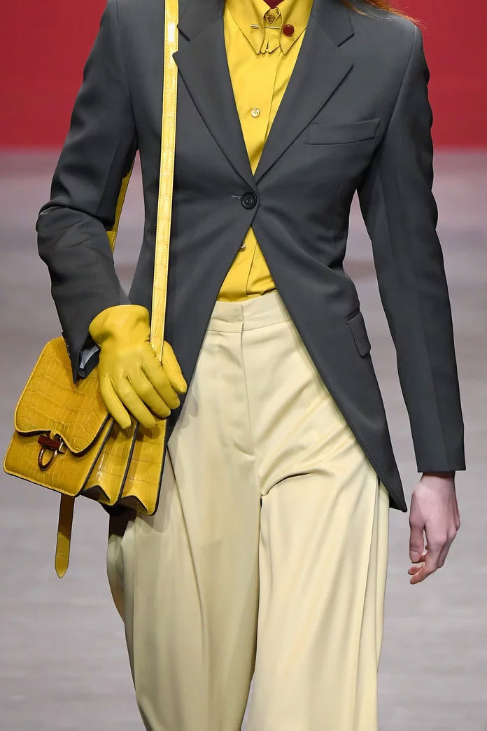 Yellow Statement Bag at Ferragamo