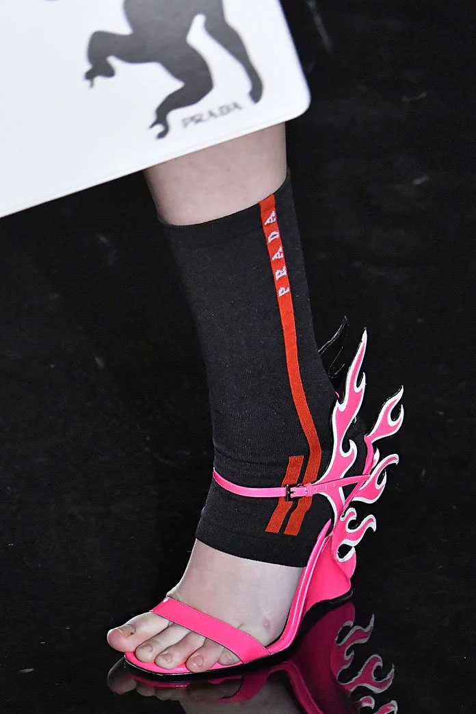 The Flame Heel at Prada