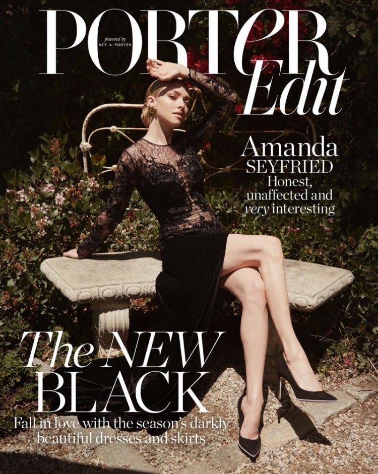 Amanda Seyfried for the New Release of Porter Edit